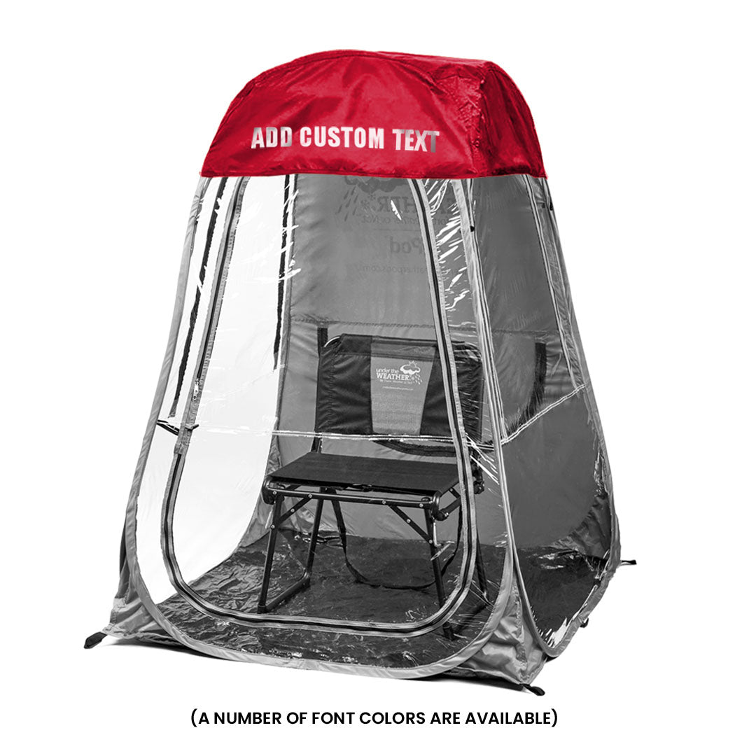 Red / Front (+$20), Red / Front & Back (+$35)